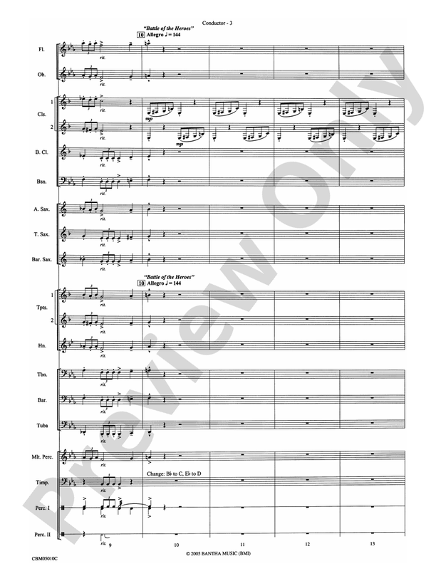Star Wars: Episode III Revenge of the Sith - Concert Band Conductor Score & Parts (Digital Download)