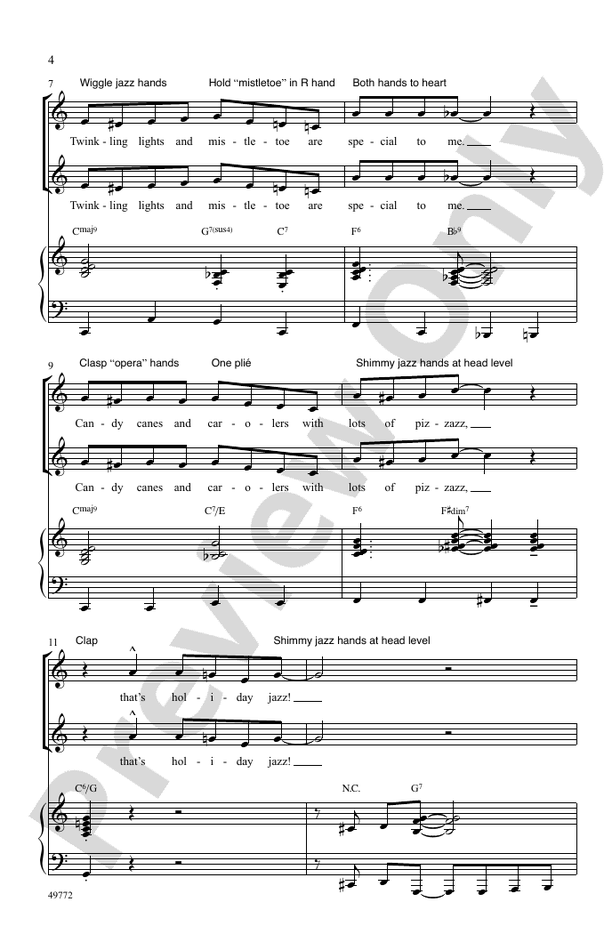 Holiday Jazz! - 2 Part Treble Choral Octavo (Digital Download)