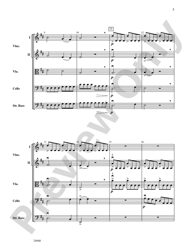 Avalanche – String Orchestra Conductor Score & Parts (Digital Download)