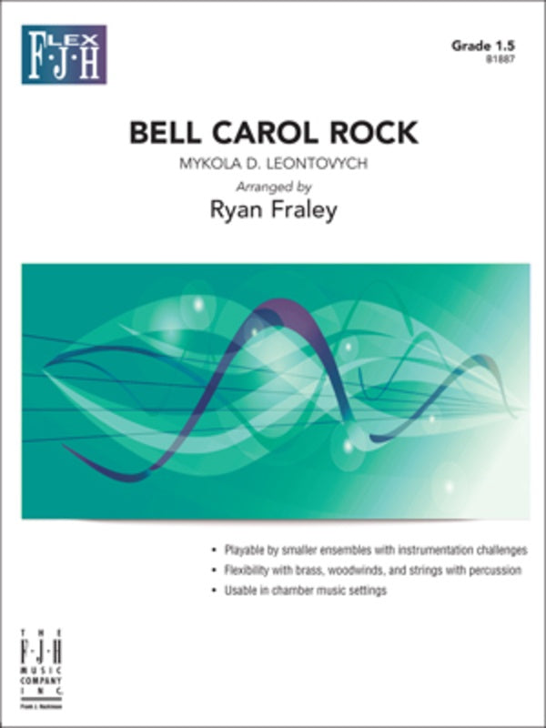 Leontovych - Bell Carol Rock - Flex-Ensemble Grade 1.5 Score/Parts arranged by Fraley FJH B1887
