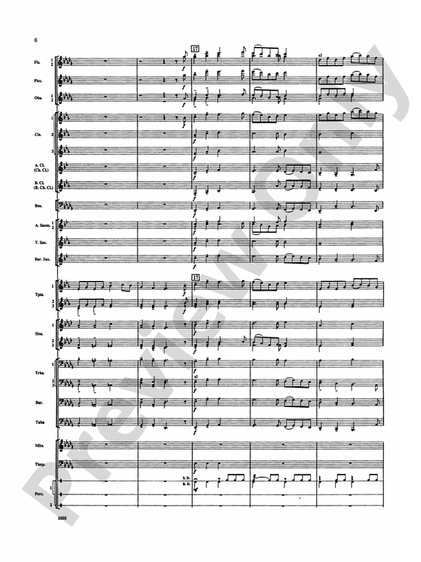 Spoon River Variations - Concert Band Conductor Score & Parts (Digital Download)