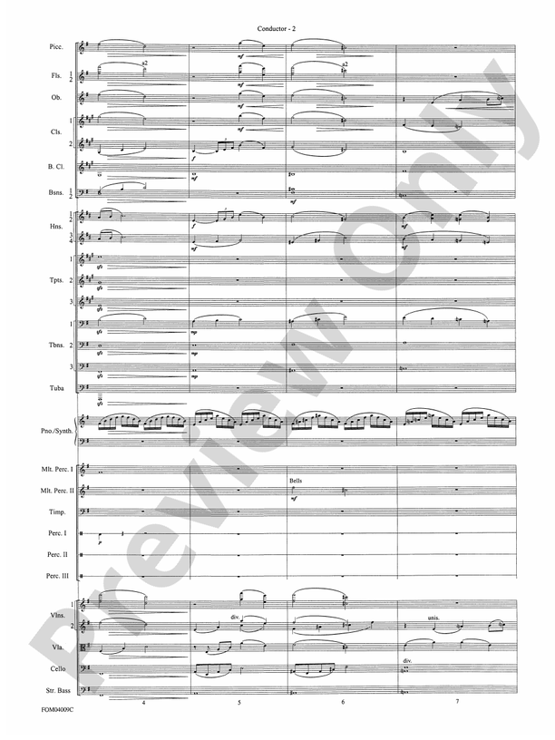 The Polar Express, Concert Suite from – Full Orchestra Conductor Score & Parts (Digital Download)
