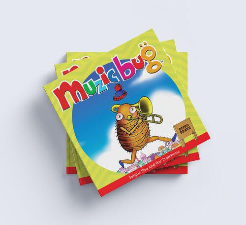 ***WAS 9.95***Fergus Flea and the Trombone Being Brave