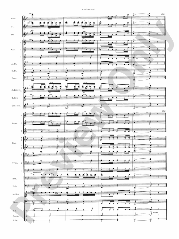 Carmen Suite - Concert Band Conductor Score & Parts (Digital Download)