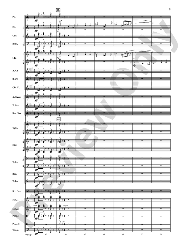 Like the Stars Forever and Ever ... - Concert Band Conductor Score & Parts (Digital Download)