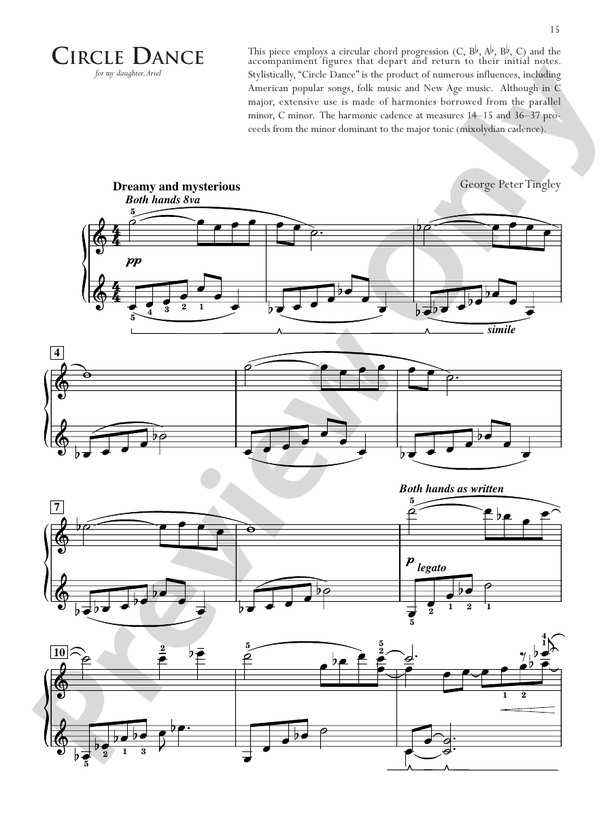 Circle Dance - Piano (Digital Download)