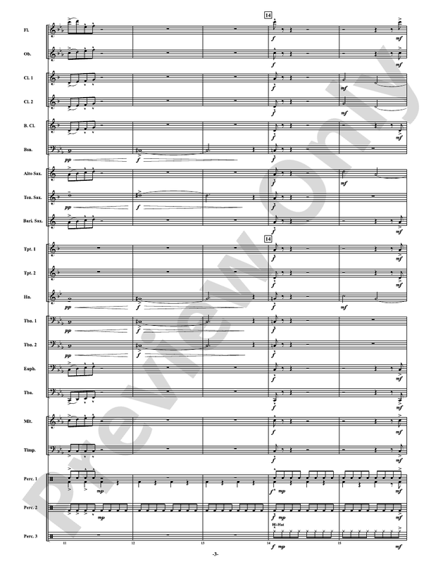 Dark Matter - Concert Band Conductor Score & Parts (Digital Download)
