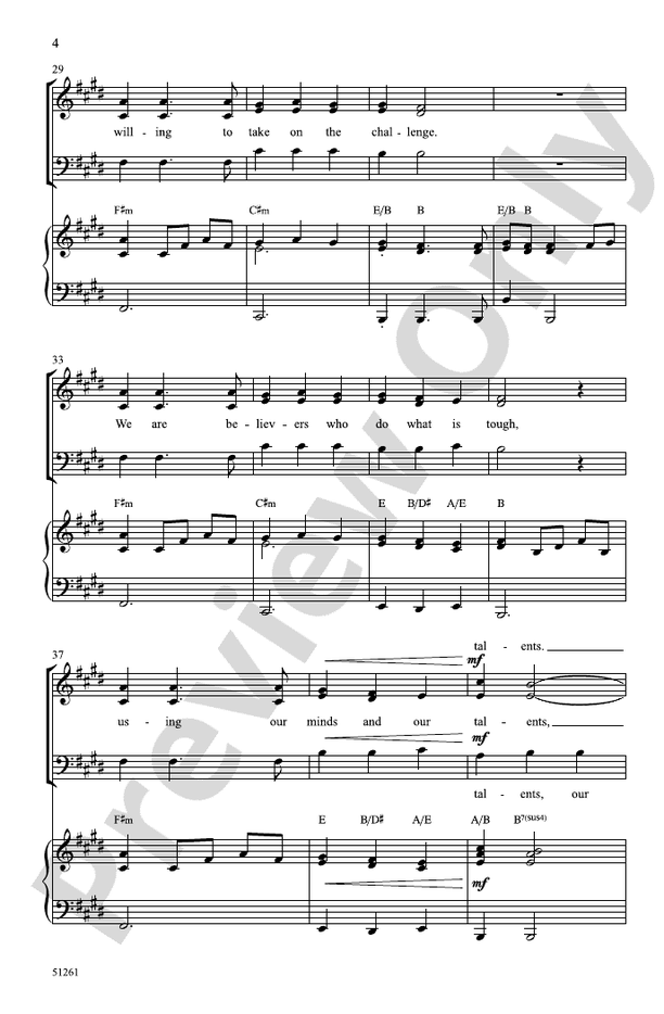 We Are the Dreamers - 3 Part Mixed Choral Octavo (Digital Download)