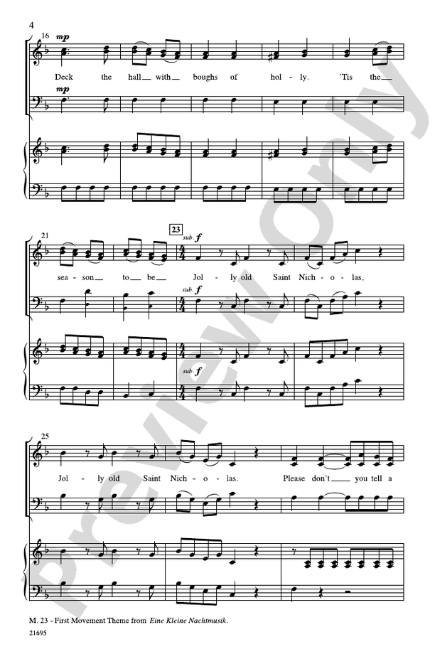 Merry Christmas, Mozart – SAB Choral Octavo (Digital Download)