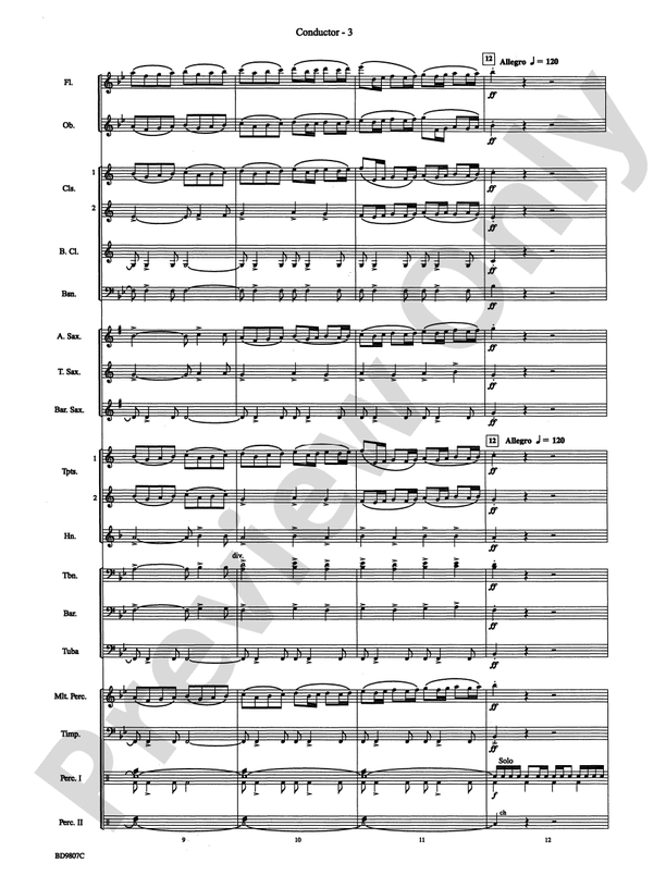 Fields of Kent - Concert Band Conductor Score & Parts (Digital Download)