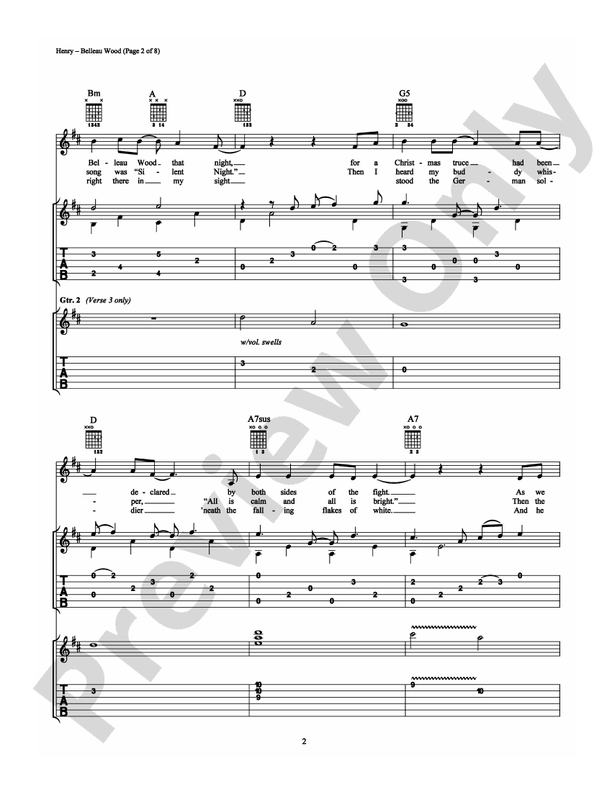 Belleau Wood - Guitar TAB (Digital Download)