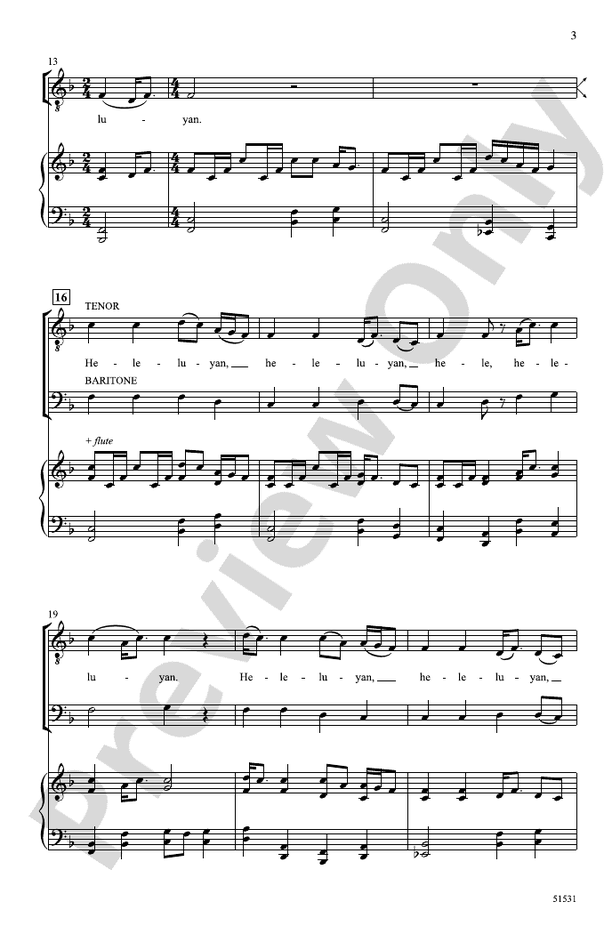 Heleluyan - TB Choral Octavo (Digital Download)
