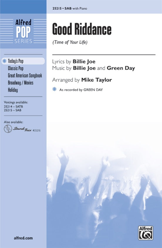 Good Riddance (Time of Your Life) – SAB Choral Octavo (Digital Download)