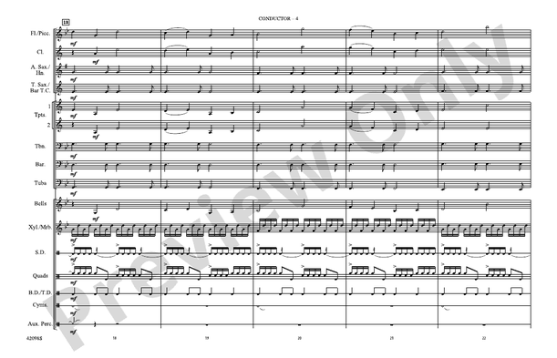 Man of Steel, Part 2 – Marching Band Conductor Score & Parts (Digital Download)