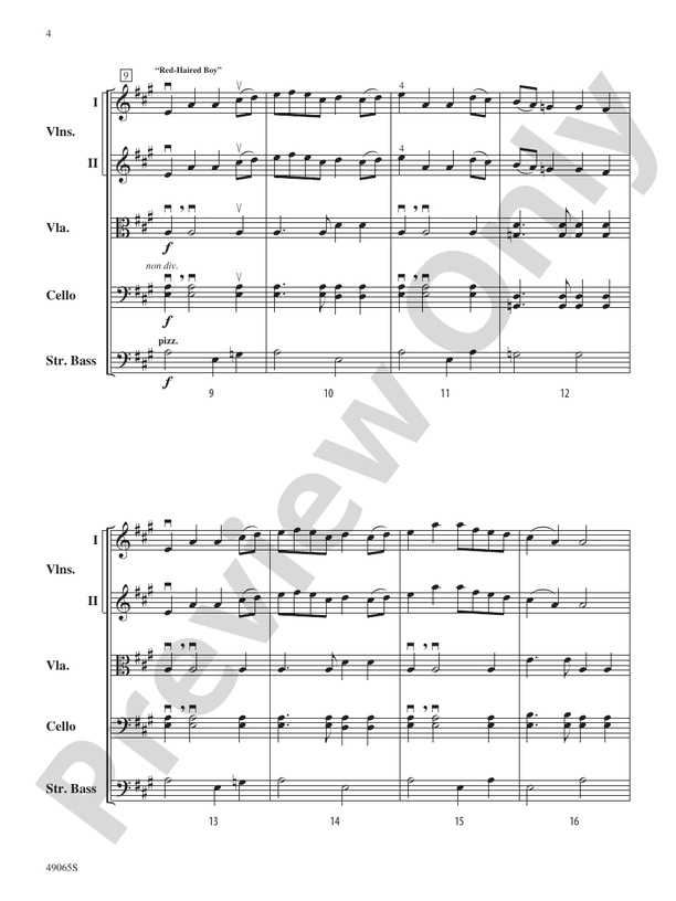 Fiddler's Fortune - String Orchestra Conductor Score & Parts (Digital Download)