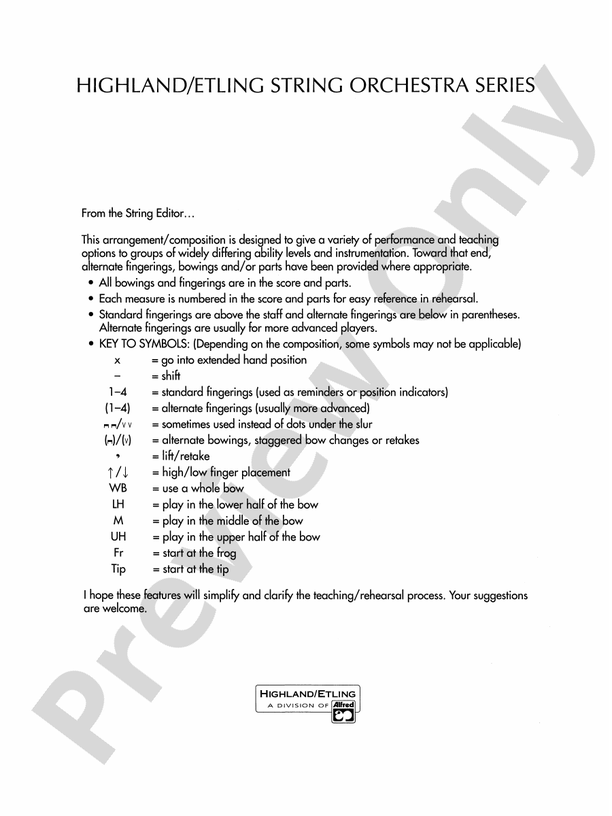 Stringtown Stroll – String Orchestra Conductor Score & Parts (Digital Download)