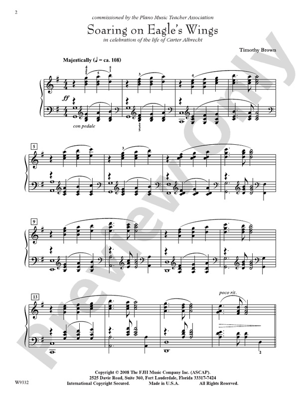 Soaring on Eagle's Wings - Piano (Digital Download)