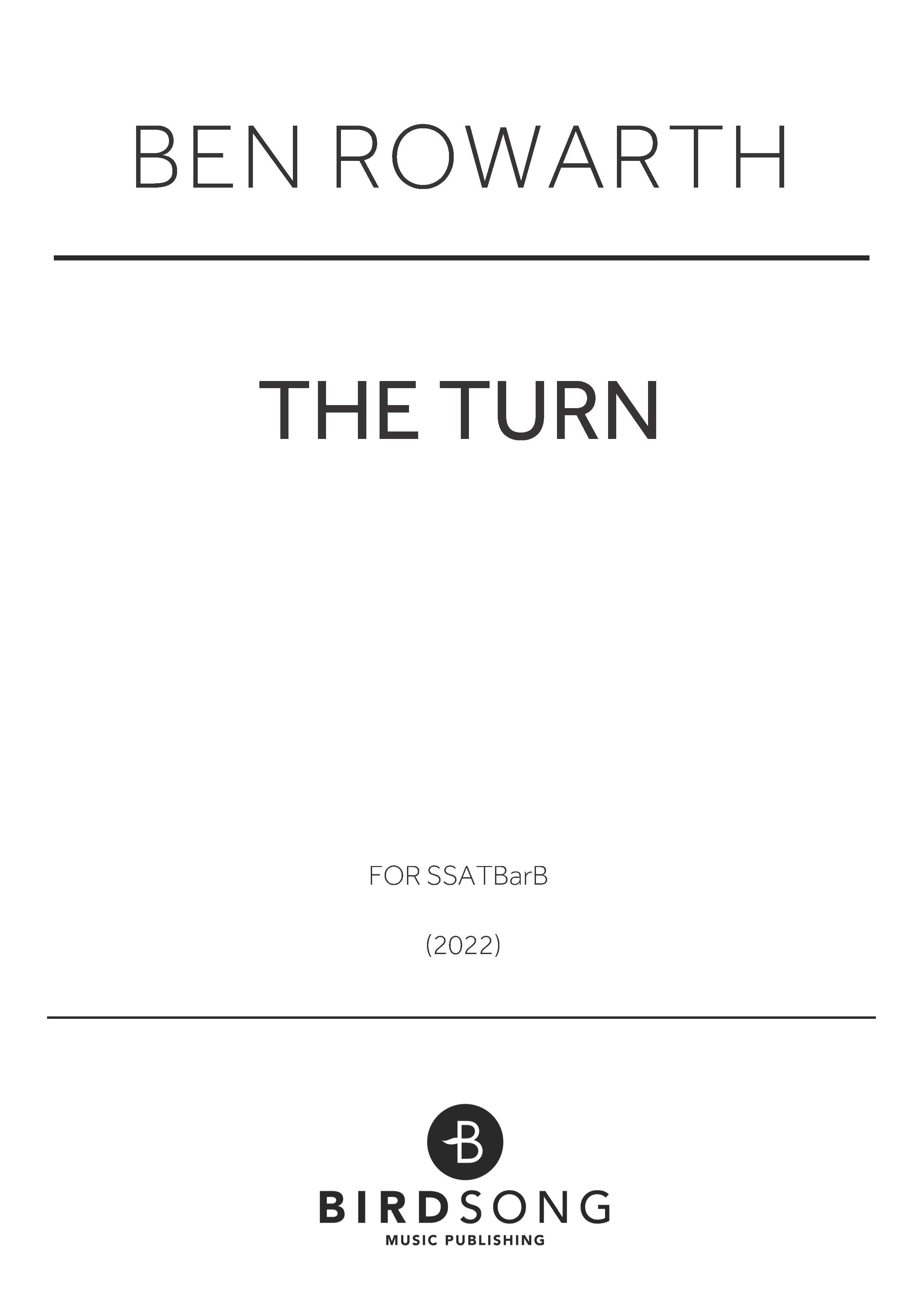 The Turn - SATB Choir (Digital Download)