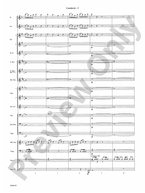 Angels We Have Heard on High (Grade 2) - Concert Band Conductor Score & Parts (Digital Download)