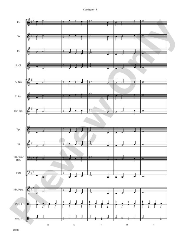 Belwin Very Beginning Band Kit #2 - Concert Band Conductor Score & Parts (Digital Download)