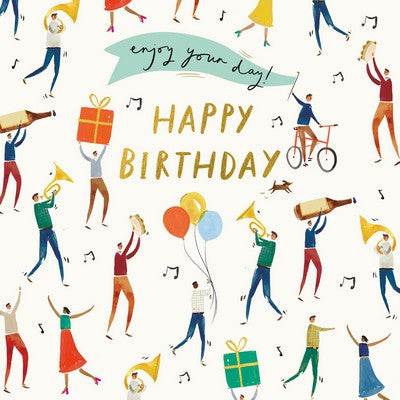 Greeting Card Happy Birthday Enjoy Your Day