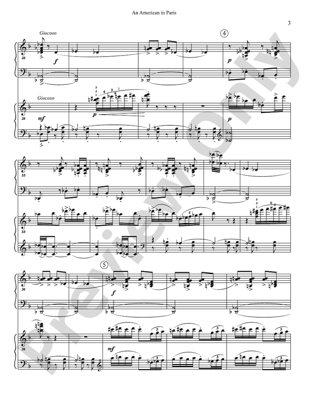 An American In Paris - 2 Pianos (Digital Download)