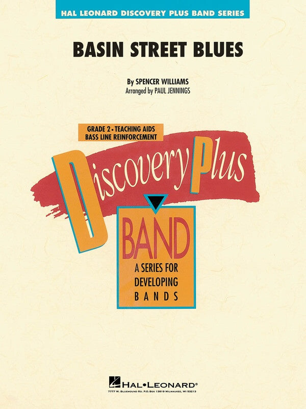 Basin Street Blues - Discovery Plus Concert Band Score/Parts - Arr. Paul Jennings Hal Leonard 22719022