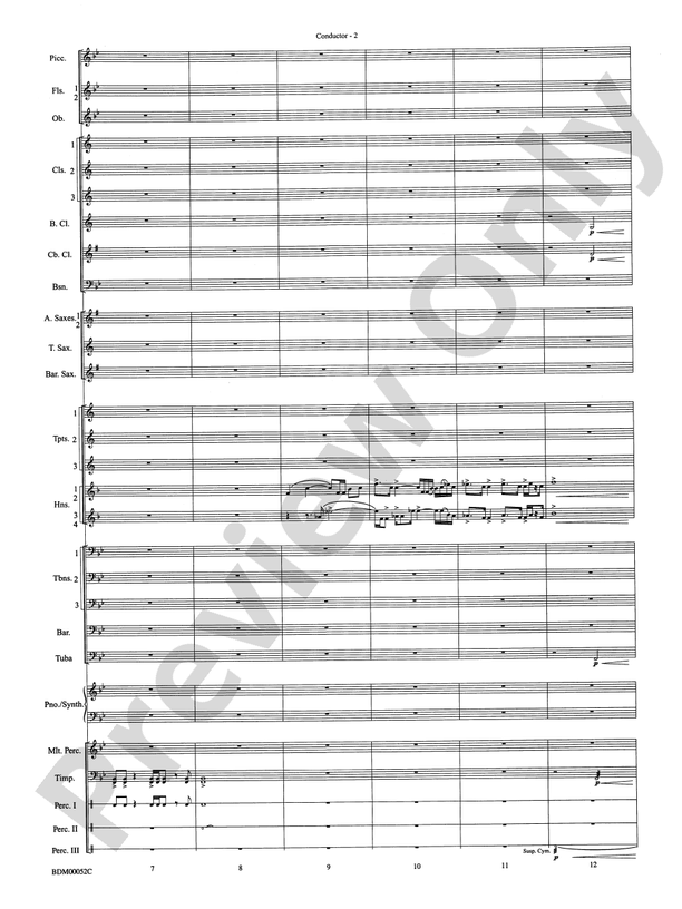 The Iliad (from The Odyssey (Symphony No. 2)) - Concert Band Conductor Score & Parts (Digital Download)
