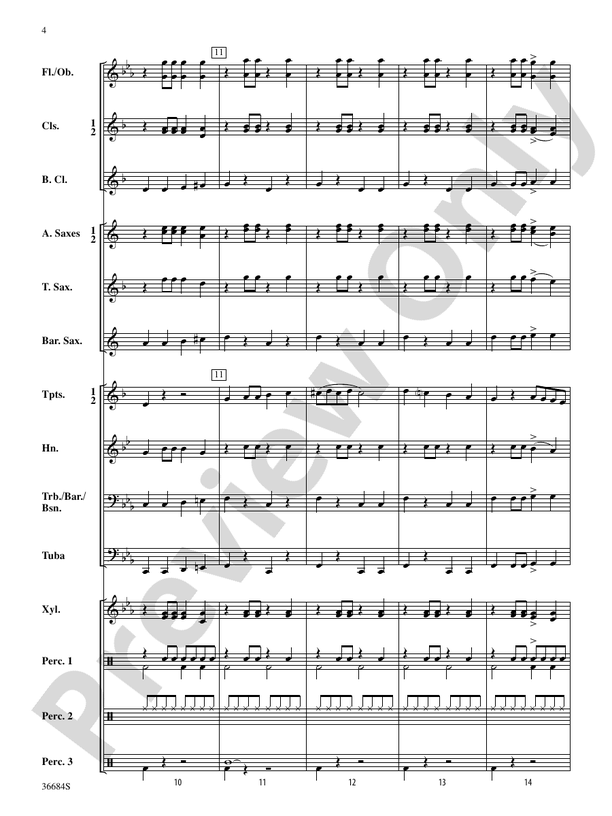 Spookyville - Concert Band Conductor Score & Parts (Digital Download)