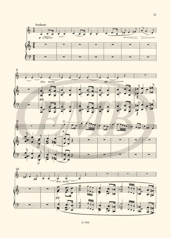 Bartok - Sonata - Violin/Piano Accompaniment edited by Dille EMB Z5366