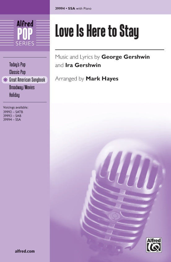 Love Is Here to Stay – SSA Choral Octavo (Digital Download)
