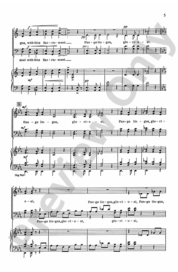 Pange Lingua Variations - SATB Choral (Digital Download)