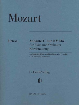 Mozart - Andante in Cmaj K315 - Flute/Piano Accompaniment Henle HN675