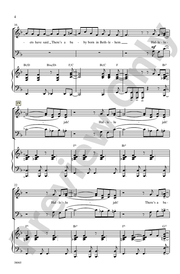 Baby Born in Bethlehem – SAB Choral Octavo (Digital Download)