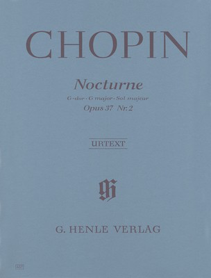 Nocturne Op 37 No 2 G Urtext - Frederic Chopin - Piano G. Henle Verlag Piano Solo