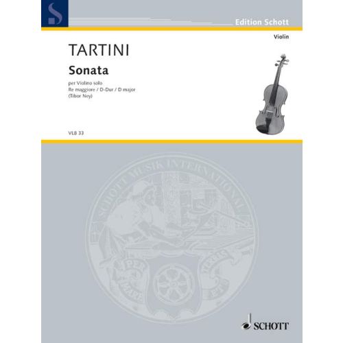 Tartini - Sonata in DMaj - Violin Solo Schott VLB33