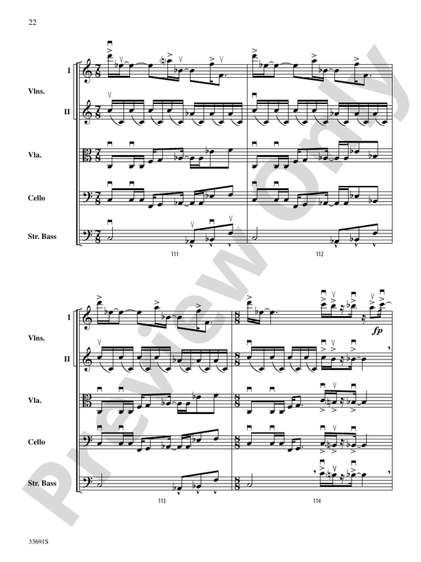 Paranoid Android (from OK Computer) - String Orchestra Conductor Score & Parts (Digital Download)