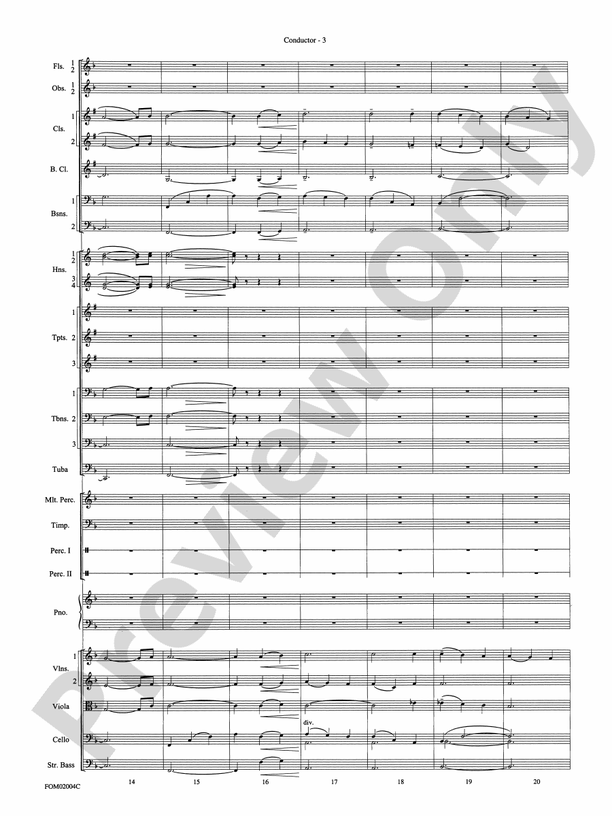 Band of Brothers - Full Orchestra Conductor Score & Parts (Digital Download)