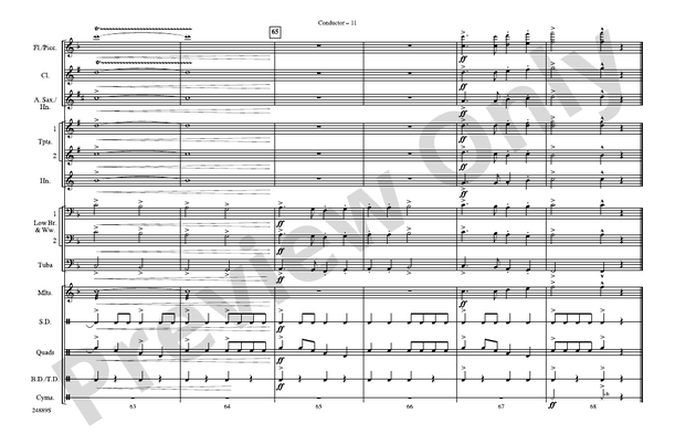 Cotton-Eyed Joe – Marching Band Conductor Score & Parts (Digital Download)