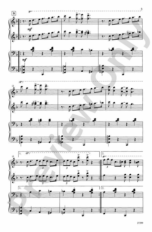 Handful of Keys (from Ain't Misbehavin') – SATB Choral Octavo (Digital Download)