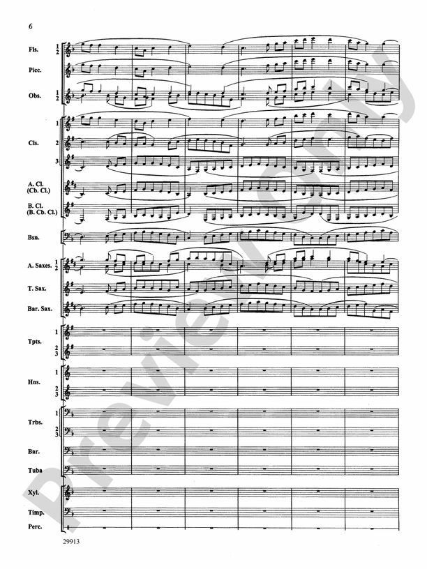 Two Songs Without Words - Concert Band Conductor Score & Parts (Digital Download)