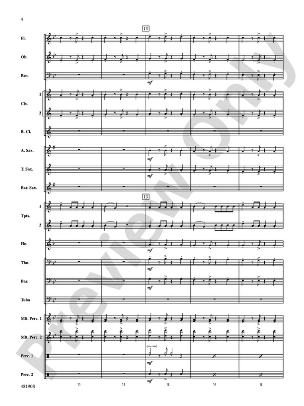 CON CALMA/REMIX/PYB 2 - Concert Band Conductor Score & Parts (Digital Download)