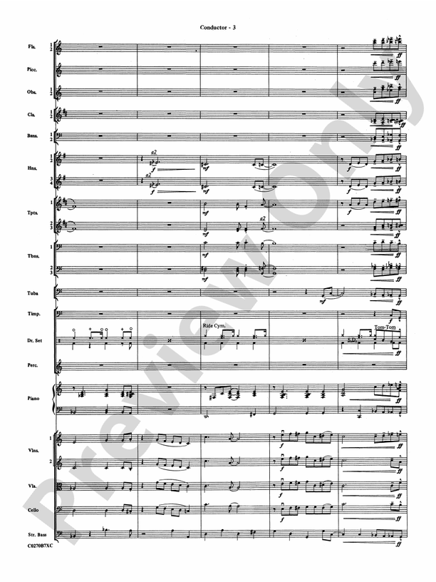 Duke Ellington – Full Orchestra Conductor Score & Parts (Digital Download)