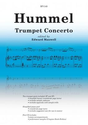 Trumpet Concerto - Johann Nepomuk Hummel - Bb Trumpet|Eb Trumpet|Trumpet Spartan Press /CD