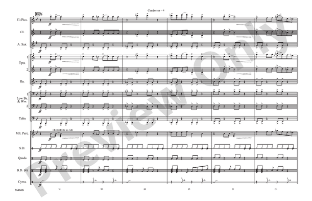 Step Up – Marching Band Conductor Score & Parts (Digital Download)