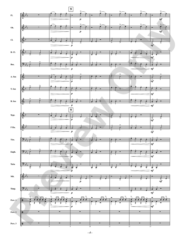 Dark Forest Dance - Concert Band Conductor Score & Parts (Digital Download)