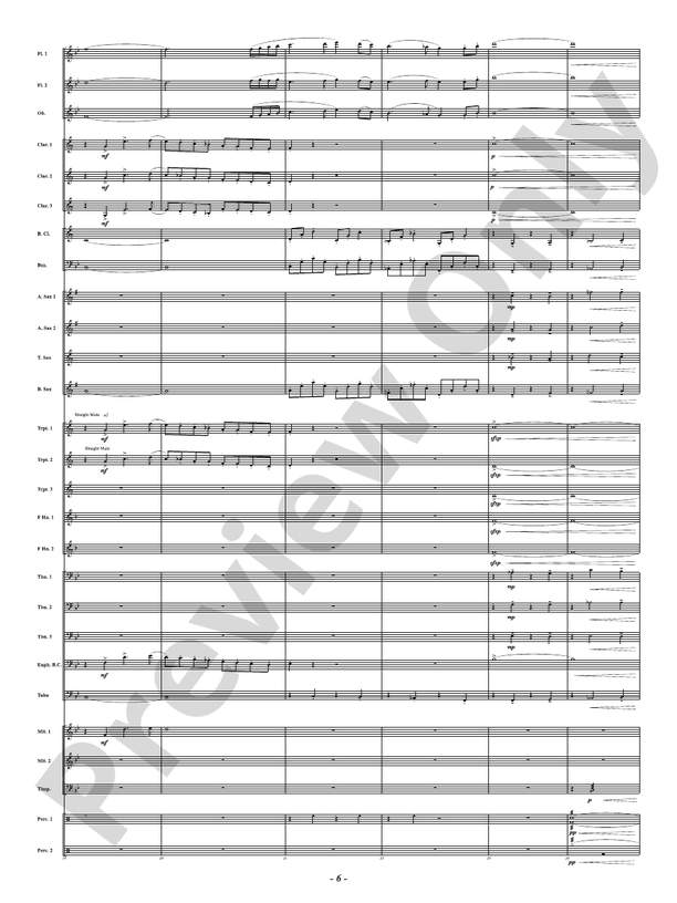 Soaring Over High and Low Country - Camden Celebration - Concert Band Conductor Score & Parts(Digital Download)