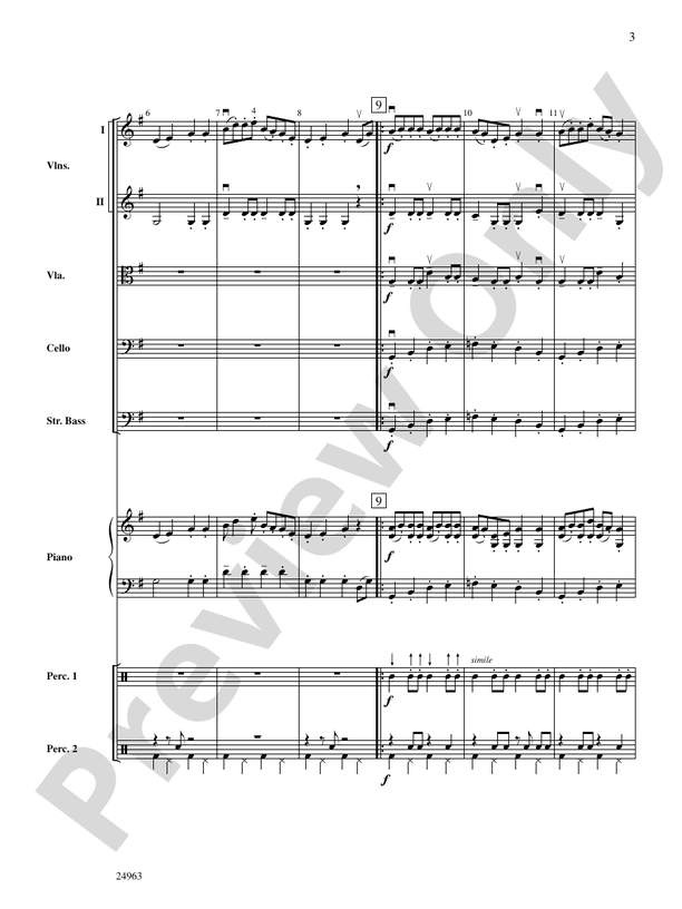 Zydeco Two-Step – String Orchestra Conductor Score & Parts (Digital Download)
