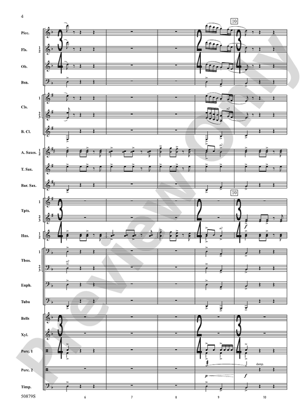 Journey of a Comet – Concert Band Conductor Score & Parts (Digital Download)