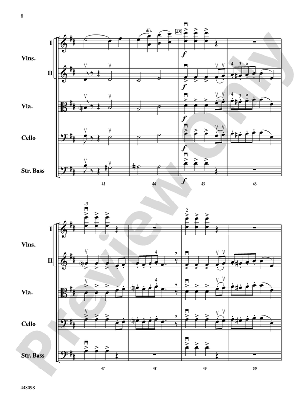 Overtures! - String Orchestra Conductor Score & Parts (Digital Download)